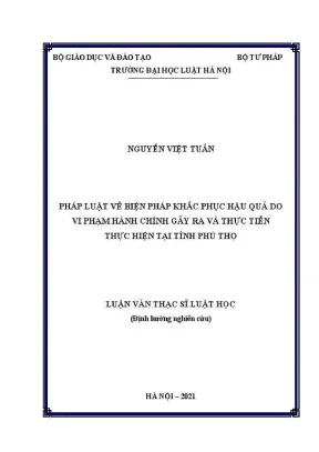 Biện pháp khắc phục vi phạm hành chính tại Phú Thọ: Thực