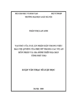 Vai trò của Tòa án Nhân dân trong bảo vệ quyền phụ nữ