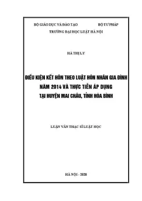 Điều kiện kết hôn theo luật hôn nhân gia đình 2014 tại