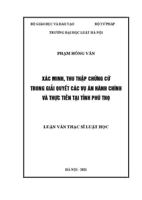 Chứng cứ trong giải quyết vụ án hành chính tại Phú Thọ