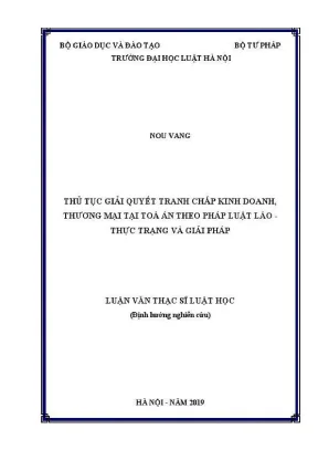 Giải quyết tranh chấp kinh doanh thương mại tại toà án