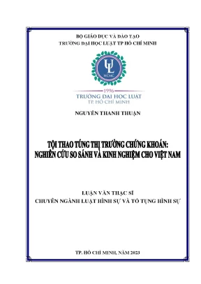 Thao Túng Thị Trường Chứng Khoán: So Sánh và Kinh Nghiệm 