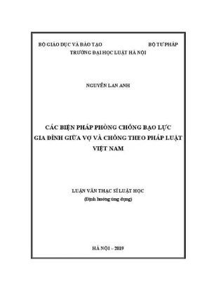 Biện pháp phòng chống bạo lực gia đình theo pháp luật