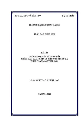 Thế chấp quyền sử dụng đất theo pháp luật Việt Nam: Bảo