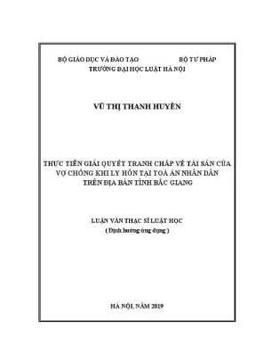 Giải quyết tranh chấp tài sản vợ chồng khi ly hôn tại