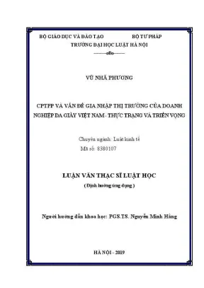 CPTPP và cơ hội gia nhập thị trường cho doanh nghiệp da