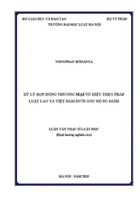 So sánh xử lý hợp đồng thương mại vô hiệu theo pháp luật