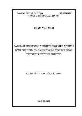 Bảo đảm quyền con người trong giáo dục bắt buộc tại Phú Thọ