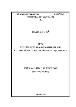 Giải pháp bảo hộ nhãn hiệu phi truyền thống tại Việt Nam