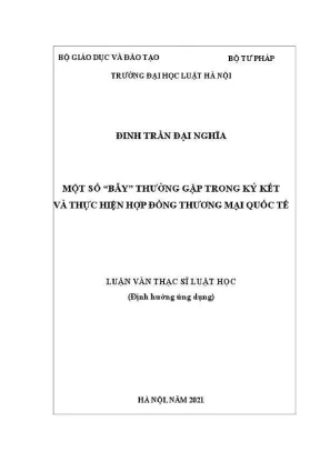 Bẫy Thường Gặp Khi Ký Kết Hợp Đồng Thương Mại Quốc Tế