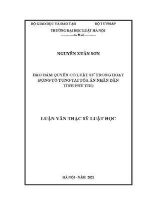 Bảo đảm quyền có luật sư trong tố tụng tại toà án nhân