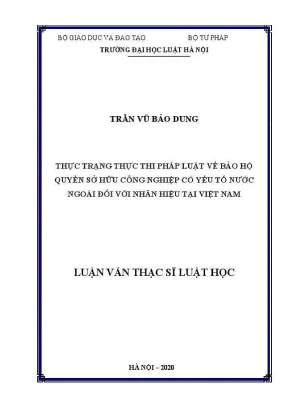Thực trạng bảo hộ quyền sở hữu công nghiệp nước ngoài 