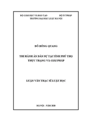 Giải pháp thi hành án dân sự tại Phú Thọ: Thực trạng và