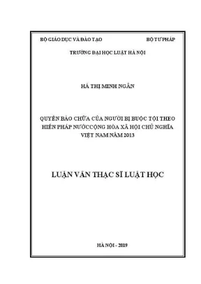 Quyền bào chữa của người bị buộc tội theo Hiến pháp Việt 
