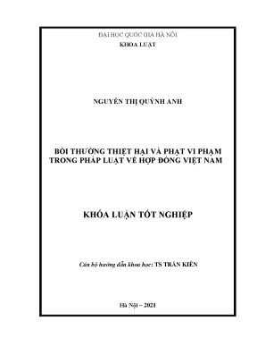 Bồi Thường Thiệt Hại và Phạt Vi Phạm Trong Hợp Đồng Việt Nam