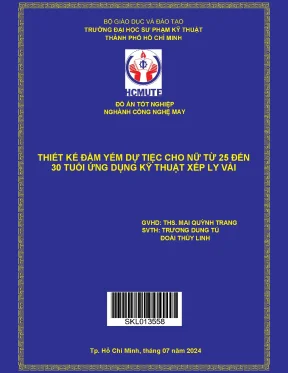 Thiết kế đầm yếm dự tiệc cho nữ tuổi 25-30 với kỹ thuật 