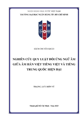 Nghiên cứu quy luật đối ứng ngữ âm giữa tiếng Việt và 