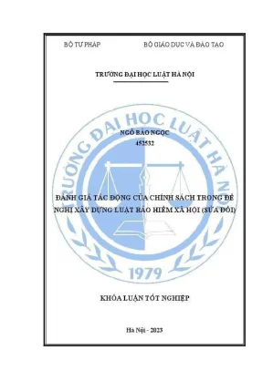 Đánh giá tác động chính sách trong luật bảo hiểm xã hội 