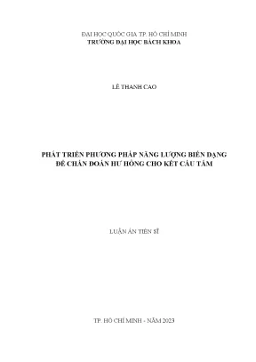 Phương pháp năng lượng biến dạng trong chẩn đoán hư hỏng