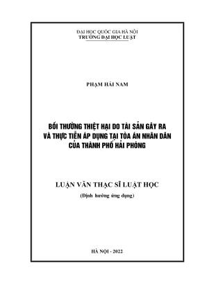 Bồi Thường Thiệt Hại Tài Sản: Nghiên Cứu Thực Tiễn Tại