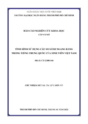 Tình Hình Sử Dụng Câu So Sánh Ngang Bằng Trong Tiếng
