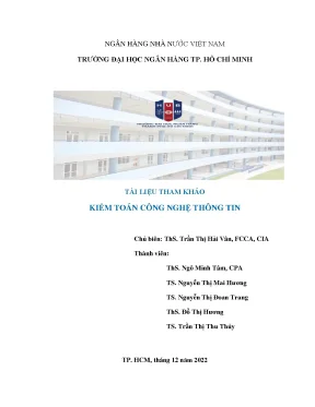 Hướng dẫn kiểm toán công nghệ thông tin của Trần Thị Hải Vân