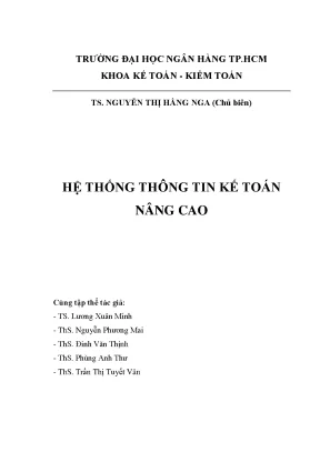 Nâng cao hệ thống thông tin kế toán với Nguyễn Thị Hằng Nga