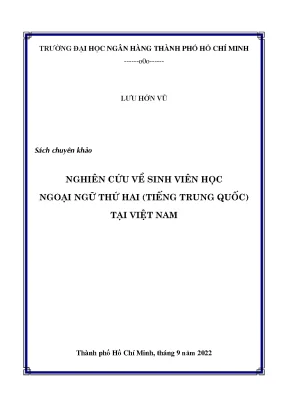 Nghiên cứu sinh viên học tiếng Trung Quốc tại Việt Nam