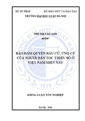 Bảo đảm quyền bầu cử của người dân tộc thiểu số tại Việt Nam