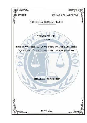 Vấn đề pháp lý công ty hợp danh theo luật Việt Nam