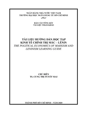 Hướng Dẫn Học Tập Kinh Tế Chính Trị Mác - Lênin