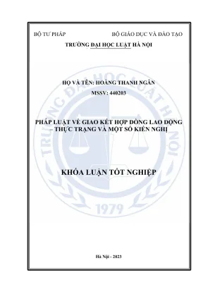 Nghiên cứu giao kết hợp đồng lao động: Thực trạng và