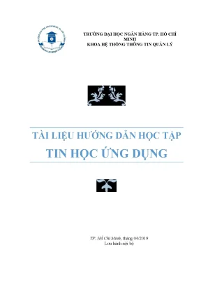 Hướng Dẫn Học Tập Tin Học Ứng Dụng Hiệu Quả