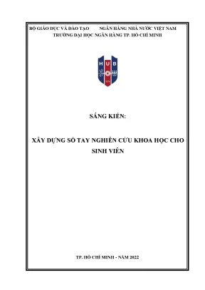 Sổ tay nghiên cứu khoa học cho sinh viên: Hướng dẫn và