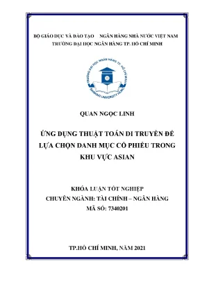 Ứng dụng thuật toán di truyền trong lựa chọn cổ phiếu