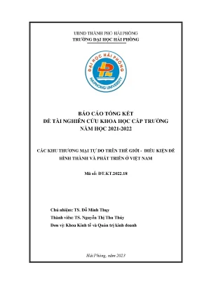 Nghiên cứu các khu thương mại tự do toàn cầu và điều 