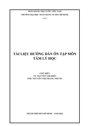 Hướng Dẫn Ôn Tập Tâm Lý Học Hiệu Quả