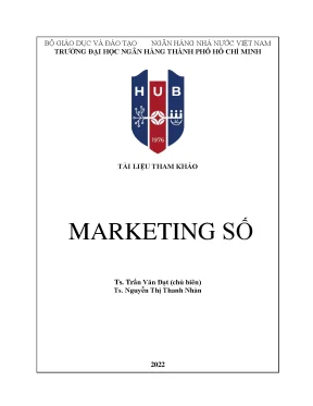 Tài liệu tham khảo về marketing số của Trần Văn Đạt và