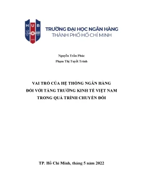 Vai trò của ngân hàng trong tăng trưởng kinh tế Việt Nam