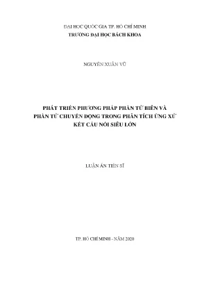 Phát triển phương pháp phần tử biên và chuyển động trong 