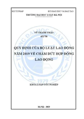 Quy định chấm dứt hợp đồng lao động theo bộ luật lao 