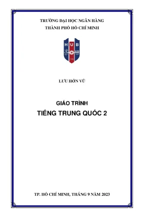 Giáo Trình Tiếng Trung Quốc Cấp 2