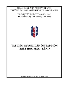 Hướng Dẫn Ôn Tập Triết Học Mác-Lênin