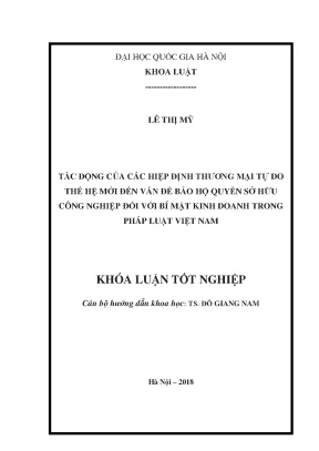 Tác động của hiệp định thương mại tự do đến bảo hộ bí 