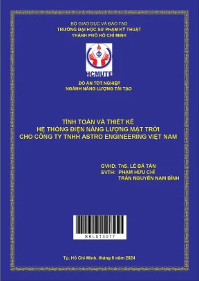 Thiết kế hệ thống điện năng lượng mặt trời cho Astro 