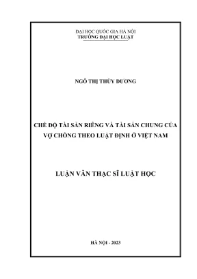 Chế độ tài sản riêng và chung của vợ chồng theo luật