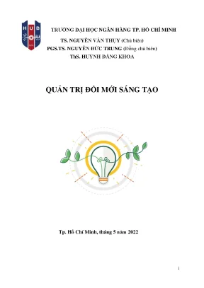 Tài liệu quản trị đổi mới sáng tạo của Nguyễn Văn Thụy