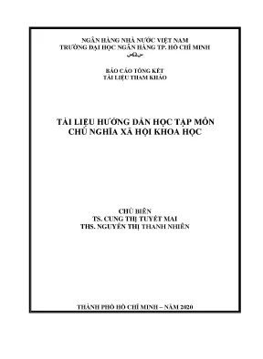 Hướng Dẫn Học Tập Chủ Nghĩa Xã Hội Khoa Học - Tài Liệu 