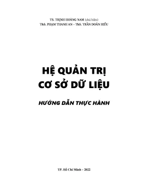 Hướng Dẫn Thực Hành Hệ Quản Trị Cơ Sở Dữ Liệu