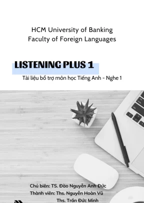 Tài liệu bổ trợ môn tiếng Anh nghe 1
